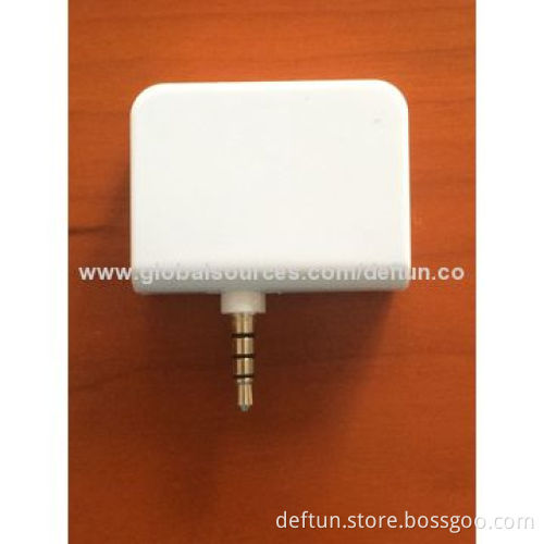 SDK Audio Jack Magnetic Stripe Card Reader, Low-battery Consumption, PCI Compliant